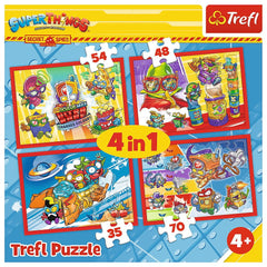 Puzzle Trefl 4 in1 spionii secreti - Publisol.ro