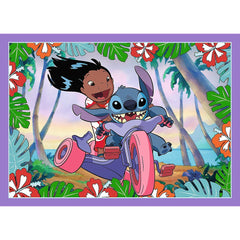 Puzzle Trefl 4 in1 Stitch ziua fermecata - Publisol.ro
