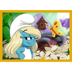 Puzzle Trefl 4 in1 strumfii viata in satul strumfilor - Publisol.ro