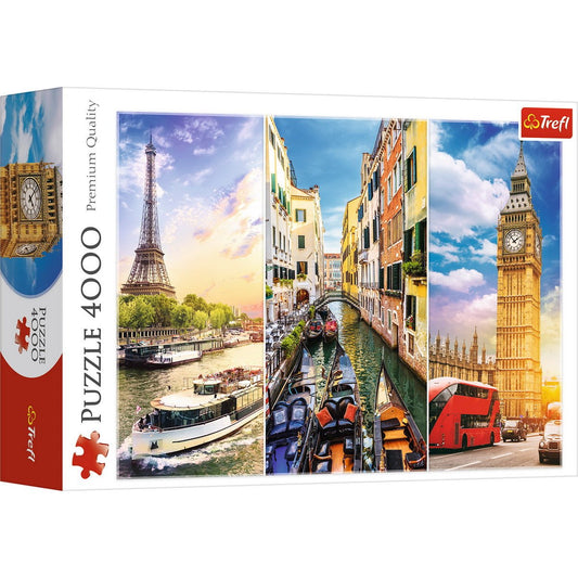 Puzzle trefl 4000 calatorie in europa, Trefl - Publisol.ro