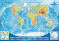 Puzzle Trefl 4000 harta fizica a lumii - Publisol.ro