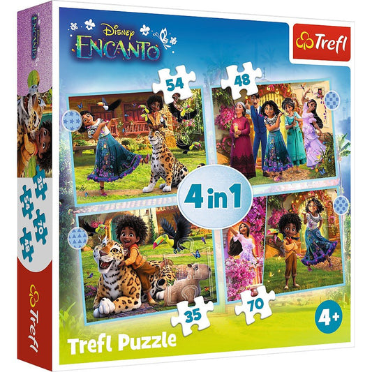 Puzzle trefl 4in1 encanto lumea magica, Trefl - Publisol.ro