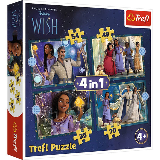 Puzzle trefl 4in1 wish visele devin realitate, Trefl - Publisol.ro