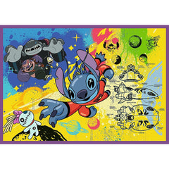 Puzzle Trefl 4x250 Disney uimitorul Stitch - Publisol.ro