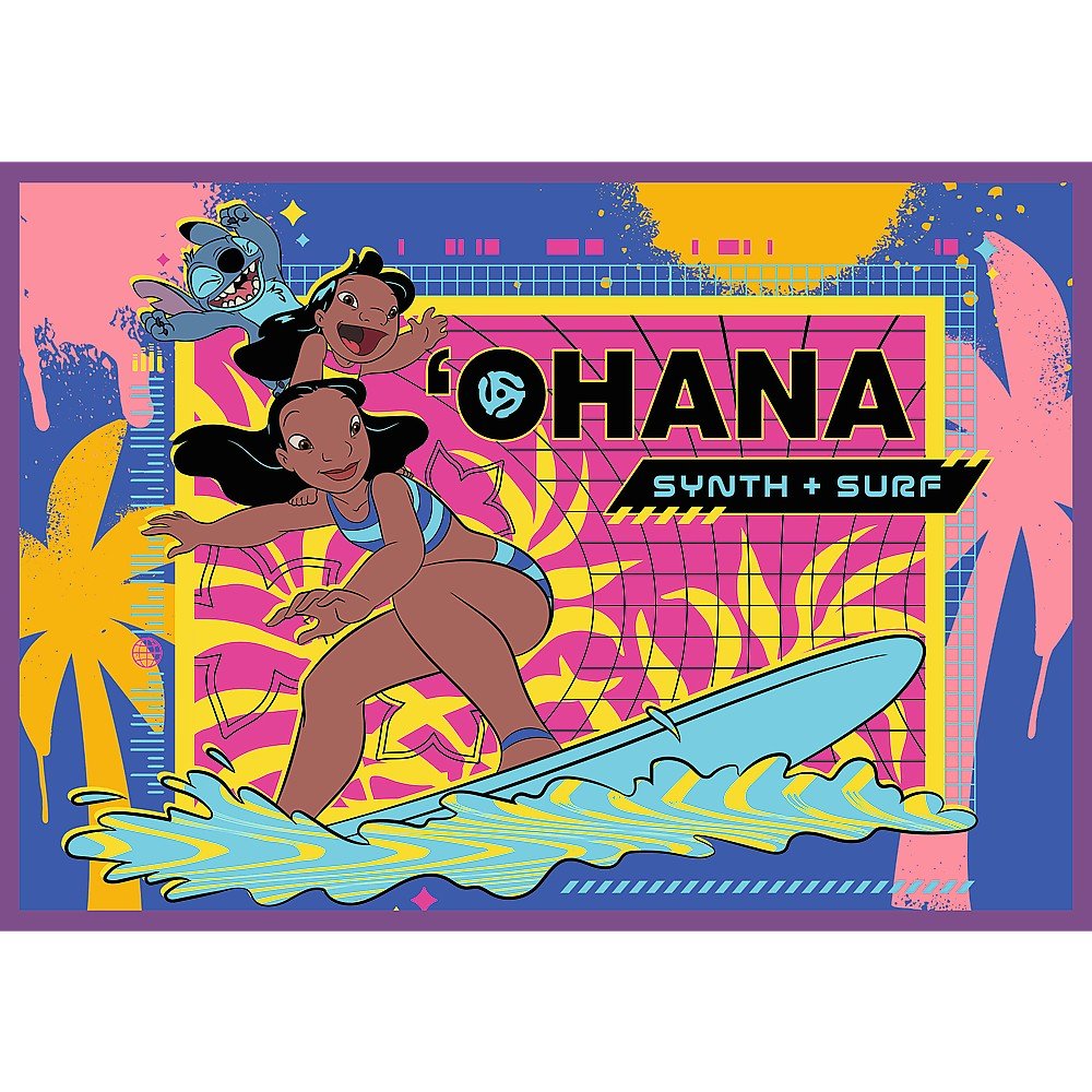 Puzzle Trefl 4x250 Disney uimitorul Stitch - Publisol.ro