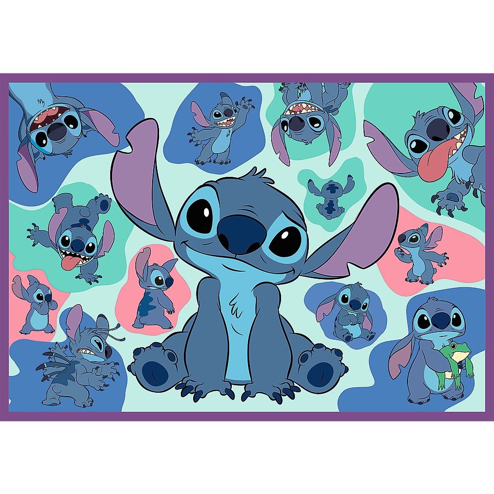 Puzzle Trefl 4x250 Disney uimitorul Stitch - Publisol.ro
