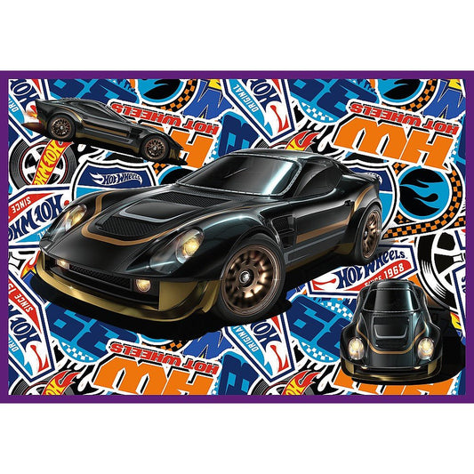 Puzzle trefl 4x250 hot wheels masini de curse, Trefl - Publisol.ro