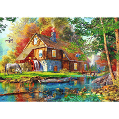 Puzzle Trefl 500 cabana langa rau - Publisol.ro