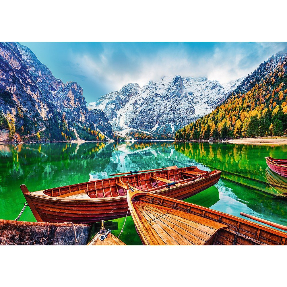 Puzzle Trefl 500 lacul braies italia - Publisol.ro