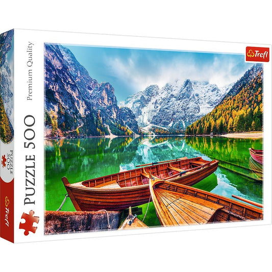 Puzzle Trefl 500 lacul braies italia - Publisol.ro