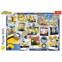Puzzle Trefl 500 minionii colectia foto - Publisol.ro