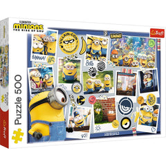 Puzzle Trefl 500 minionii colectia foto - Publisol.ro