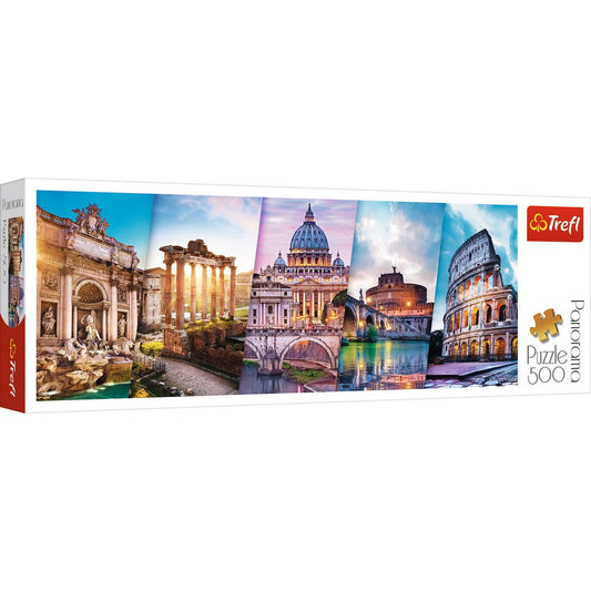 Puzzle trefl 500 panorama calatorind in italia, Trefl - Publisol.ro