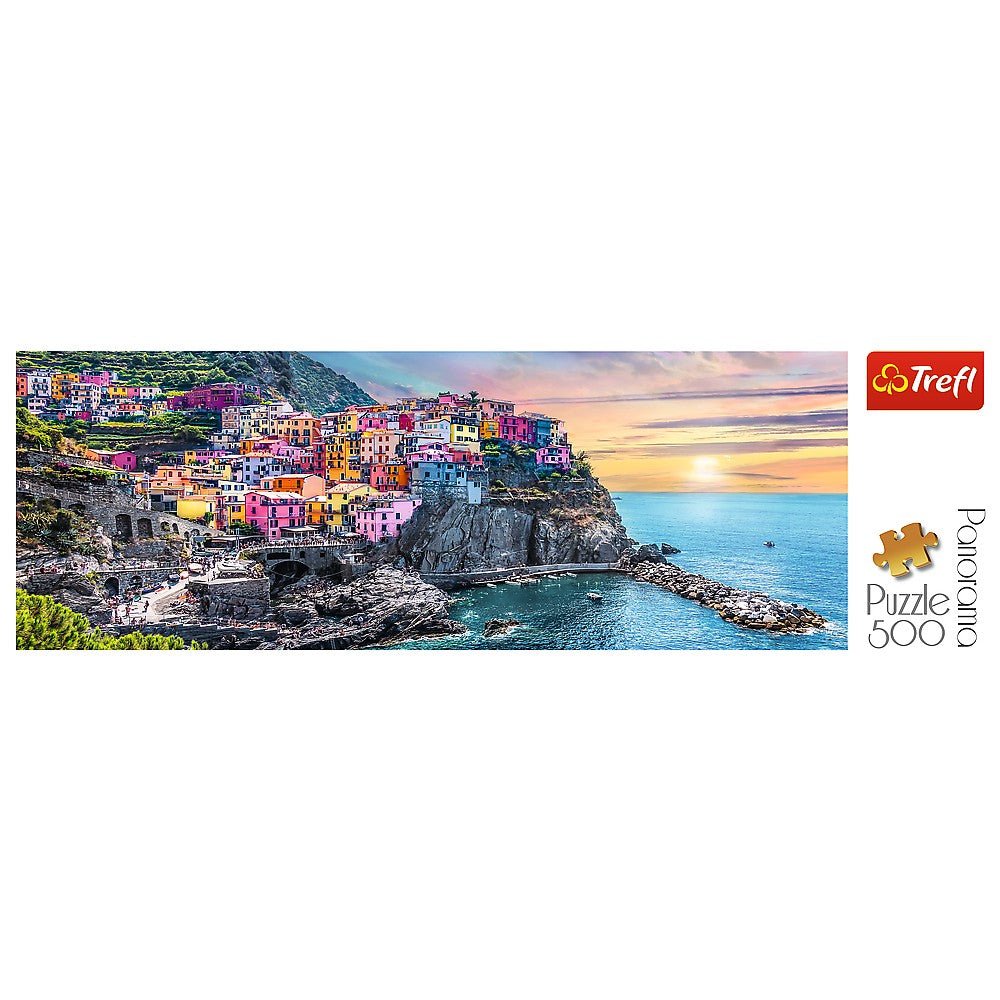 Puzzle Trefl 500 panorama orasul vernazza - Publisol.ro