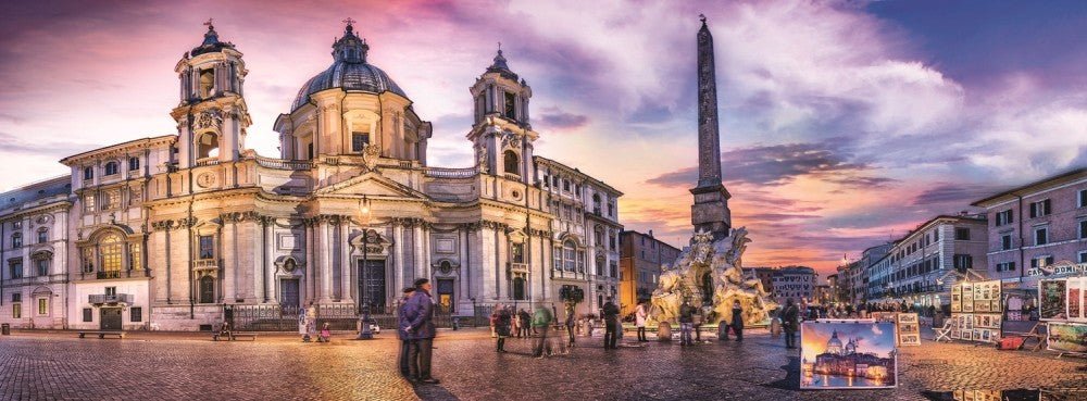 Puzzle Trefl 500 panorama piata navona din roma - Publisol.ro