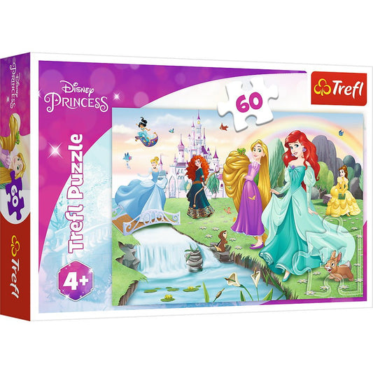 Puzzle Trefl 60 Disney princess - intalneste printesa - Publisol.ro