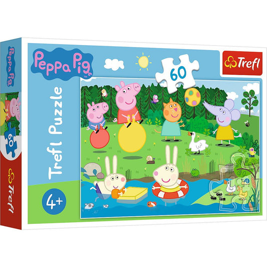 Puzzle Trefl 60 peppa pig distractie in vacanta - Publisol.ro