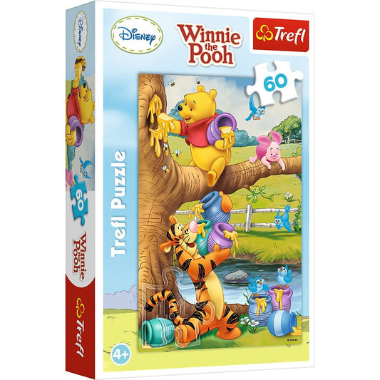 Puzzle Trefl 60 Winnie the pooh toti la treaba - Publisol.ro
