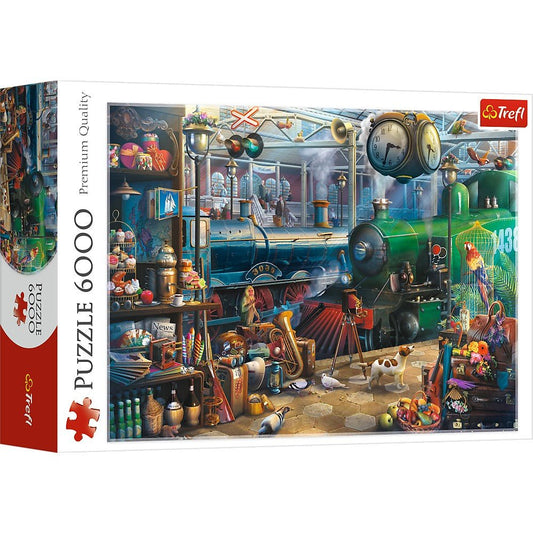 Puzzle trefl 6000 statia de tren, Trefl - Publisol.ro