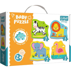 Puzzle Trefl baby clasic animale safari 8 piese - Publisol.ro