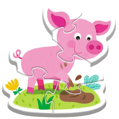 Puzzle Trefl baby clasic la ferma 14 piese - Publisol.ro