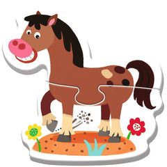 Puzzle Trefl baby clasic la ferma 14 piese - Publisol.ro