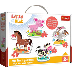 Puzzle Trefl baby clasic la ferma 14 piese - Publisol.ro