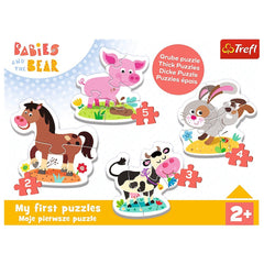 Puzzle Trefl baby clasic la ferma 14 piese - Publisol.ro