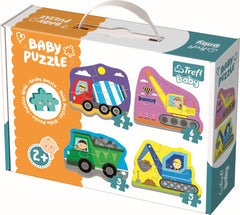 Puzzle Trefl baby clasic utilaje la treaba 18 piese - Publisol.ro