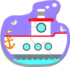 Puzzle Trefl baby clasic vehicule pentru transport 8 piese - Publisol.ro