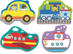 Puzzle Trefl baby clasic vehicule pentru transport 8 piese - Publisol.ro