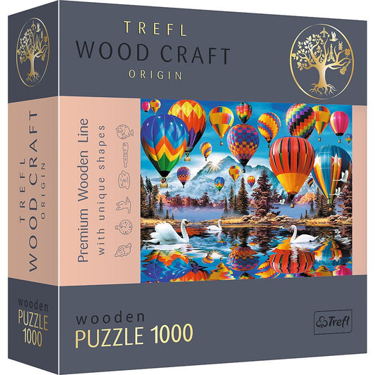 Puzzle trefl din lemn 1000 piese baloanele colorate, Trefl - Publisol.ro