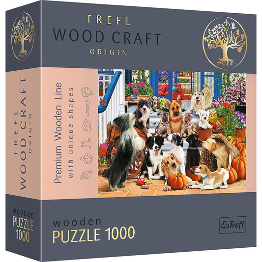 Puzzle trefl din lemn 1000 piese echipa de catei, Trefl - Publisol.ro