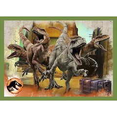 Puzzle trefl jurassic world 4in1 in lumea dinozaurilor, Trefl - Publisol.ro