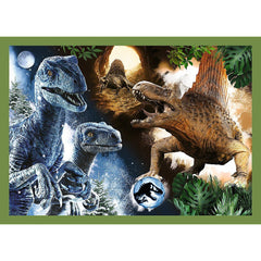 Puzzle trefl jurassic world 4in1 in lumea dinozaurilor, Trefl - Publisol.ro