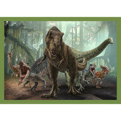 Puzzle trefl jurassic world 4in1 in lumea dinozaurilor, Trefl - Publisol.ro