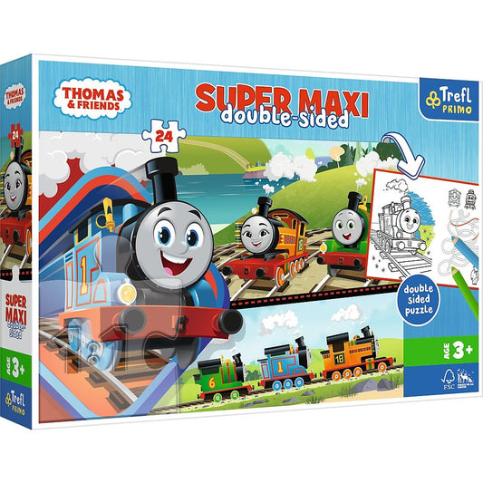 Puzzle trefl primo 24 super maxi thomas si prietenii, Trefl - Publisol.ro