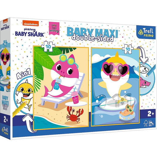 Puzzle trefl primo baby maxi 2x10 baby shark, Trefl - Publisol.ro