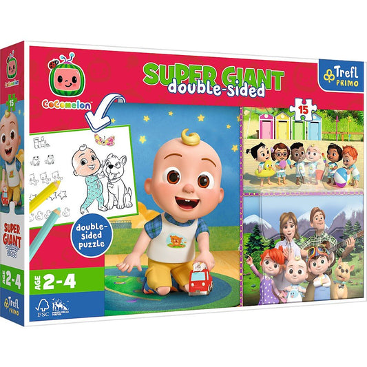 Puzzle trefl primo super giant 15 cocomelon, Trefl - Publisol.ro
