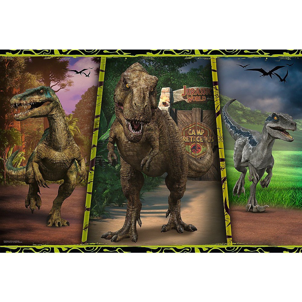 Puzzle trefl primo super shape xxl 104 jurassic world, Trefl - Publisol.ro
