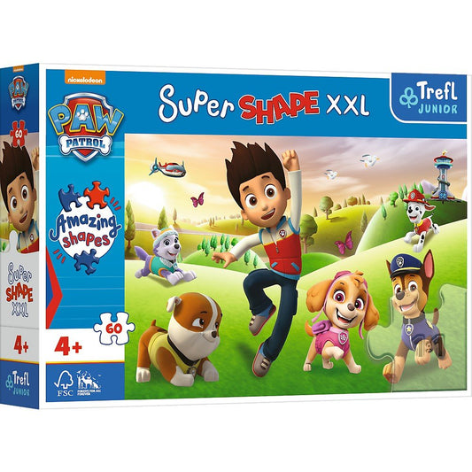 Puzzle trefl primo super shape xxl 60 patrula catelusilor, Trefl - Publisol.ro