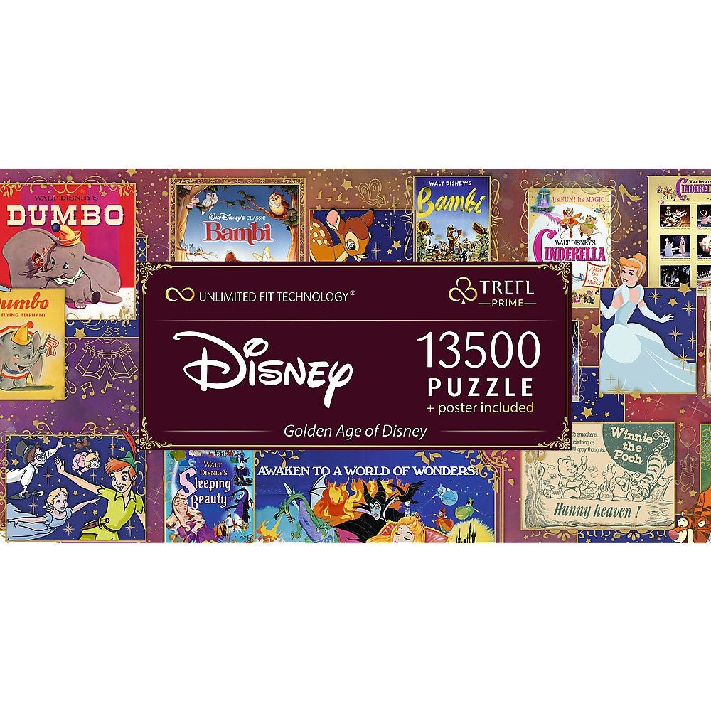Puzzle Trefl uft 13500 Disney epoca de aur a Disney - Publisol.ro