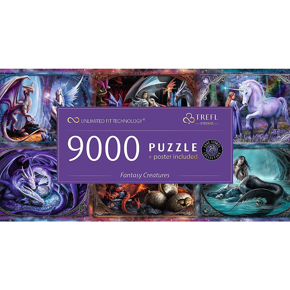 Puzzle Trefl uft 9000 anne stokes collections creaturi fantastice - Publisol.ro
