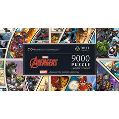 Puzzle Trefl uft 9000 Marvel Avengers prin universul comic - Publisol.ro