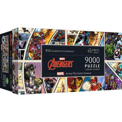 Puzzle Trefl uft 9000 Marvel Avengers prin universul comic - Publisol.ro