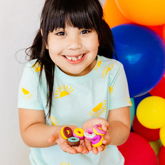 Radiere parfumate Dainty Donuts - Set de 6 - Ooly - Publisol.ro