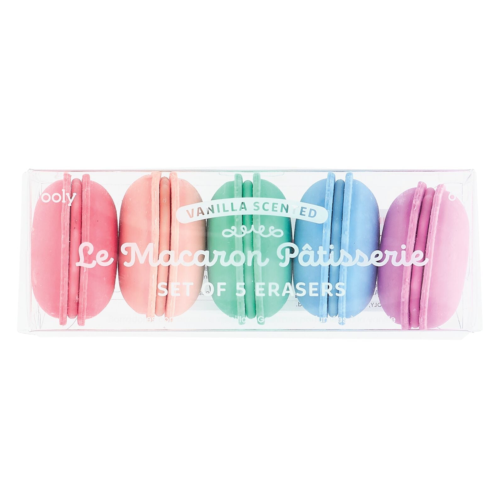 Radiere parfumate Le Macaron Patisserie - Set de 5 - Ooly - Publisol.ro