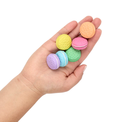 Radiere parfumate Macarons - Set de 6 - Ooly