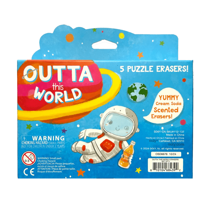 Radiere parfumate: Spatiu (Set de 5) - Ooly - Publisol.ro