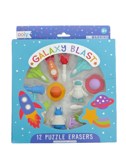 Radiere tip puzzle - Galaxie (Set de 12) - Ooly - Publisol.ro